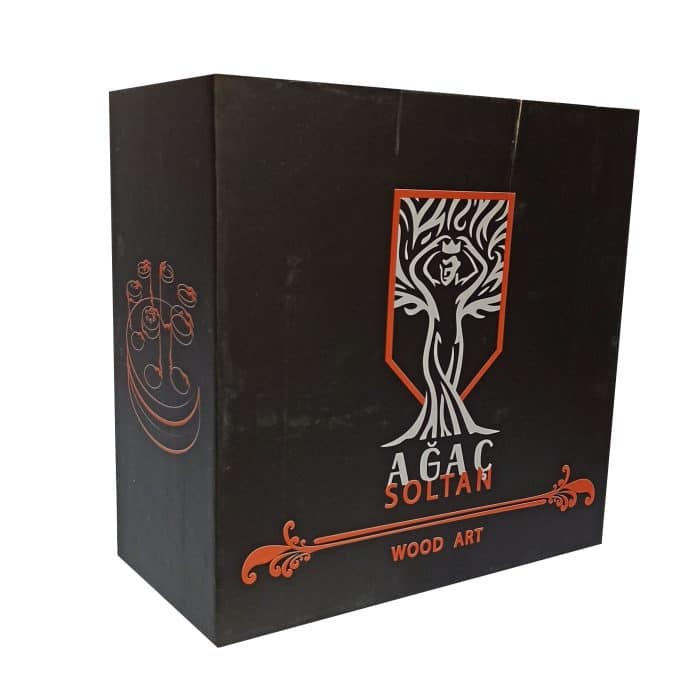 جاادویه ای گردان فلزی 6 پارچه آغاج کد AG - تصویر 5